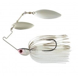 Spinnerbait Sakura Cajun JC01 blanc Rainbow Shad