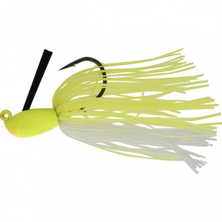 Leurre dur Megabass Survival Jig 14 gr 07 Blanc - jaune