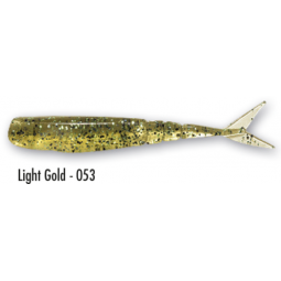 Leurre souple Delalande Drop Shad 7 cm Light Gold