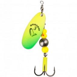 Cuiller Savage Gear Caviar Spinner Fluo Yellow / Chartreuse