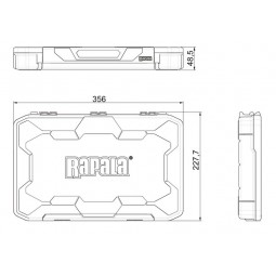 Boite Rapala Tackle Tray 356