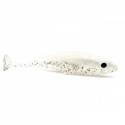 Leurre souple Sico Lure Big Paddle Shad 75  Blanc