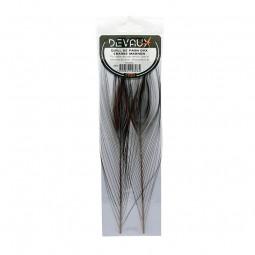 Quill de Paon Ebarbe Marron Mouches Devaux