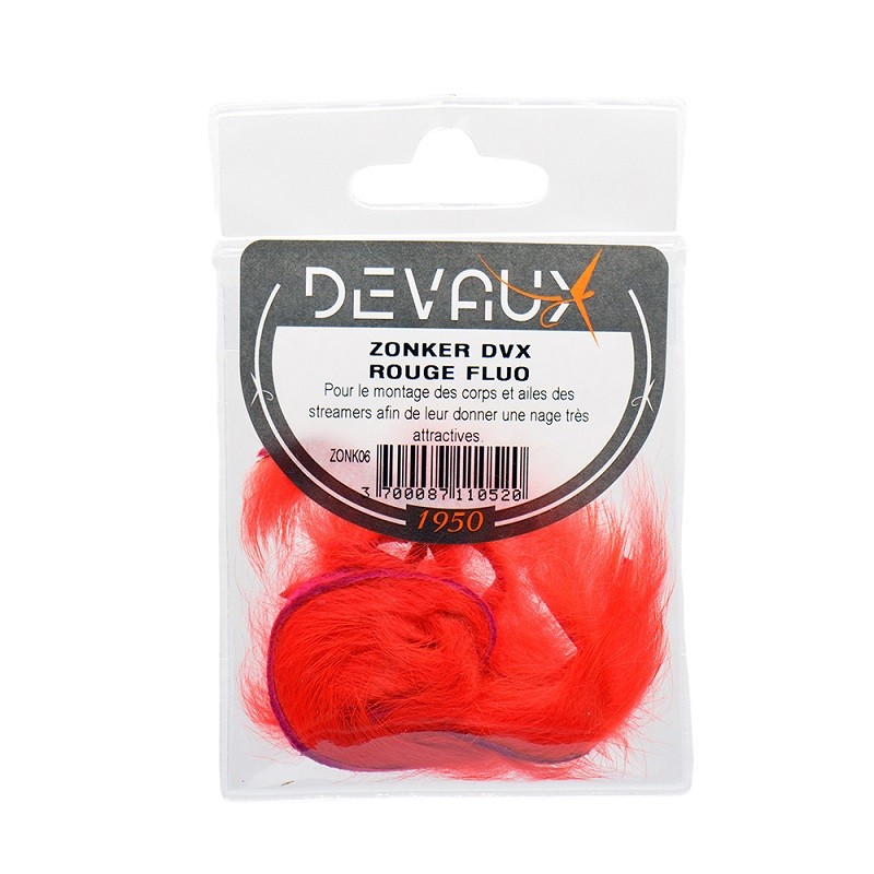 Zonker Mouches Devaux Rouge Fluo