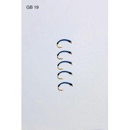 Gambe à Corégone Passion 19 Bleu tête noir serti de noir fin