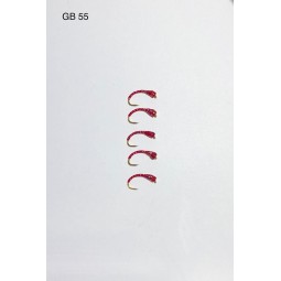 Gambe Passion 55 5 nymphes rouge serti brillante tête rouge