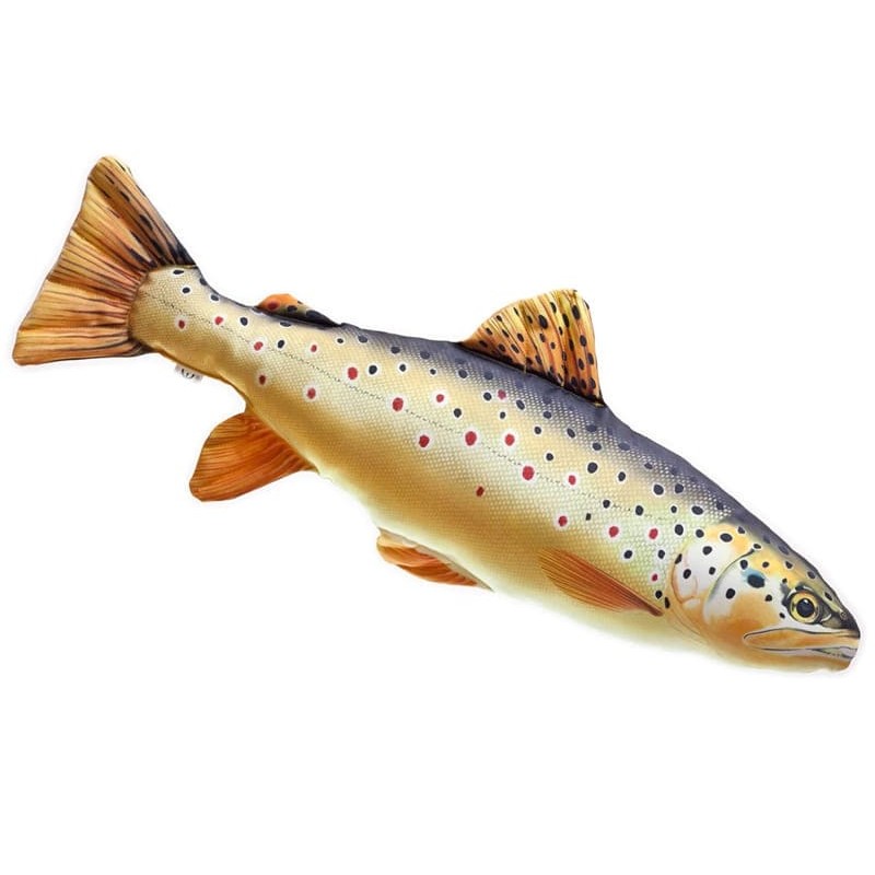 Peluche Gaby Fish Truite Fario 62 cm