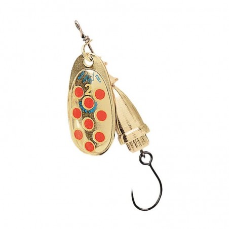 Cuillère pêche Blue Fox Vibrax Hameçon simple GYR