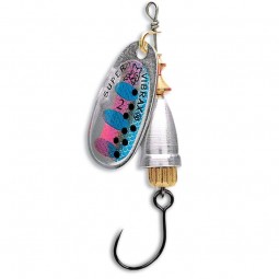 Cuillère Tournante pêche  Blue Fox Fluorescent RT Hameçon Simple