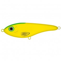 Leurre dur CWC Buster Jerk Néon Jaune et vert MN 01