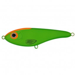 Leurre dur CWC Buster Jerk Vert et orange MN 03
