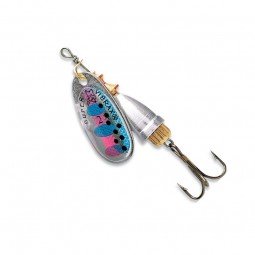 Cuiller Blue Fox Vibrax Fluorescent rose