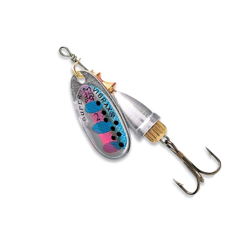 Cuiller Blue Fox Vibrax Fluorescent rose