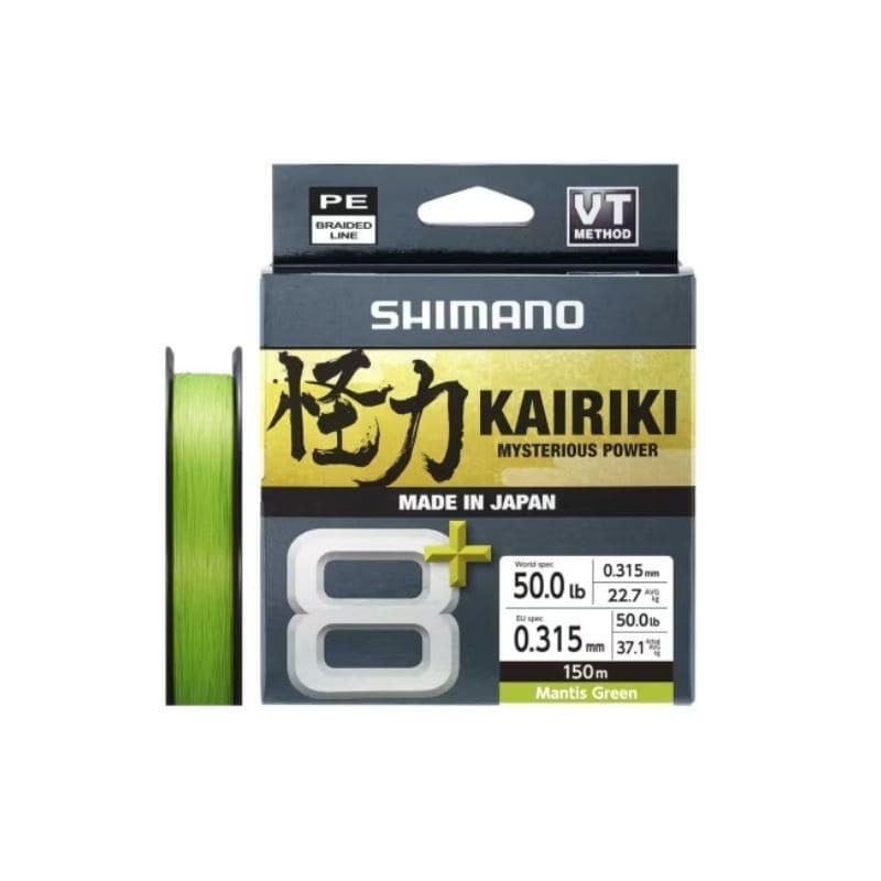 Tresse Shimano Kairiki 8 + Mantis Green