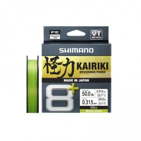 Tresse Shimano Kairiki 8 + Mantis Green