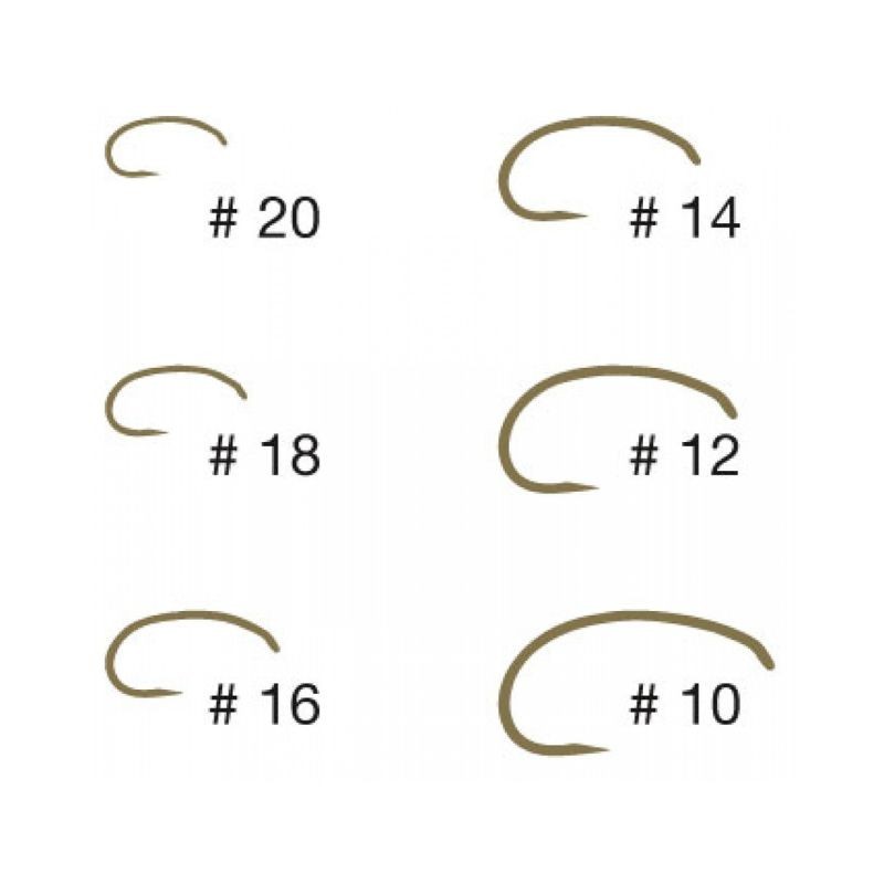 Taille Hameçon simple Tiemco 2487 BL X 20