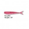 Leurre souple Delalande Drop Shad 7 cm Rose pailleté