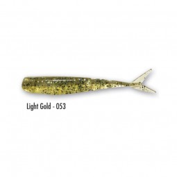 Leurre souple Delalande Drop Shad 7 cm Light Gold
