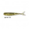 Leurre souple Delalande Drop Shad 5 cm Light Gold