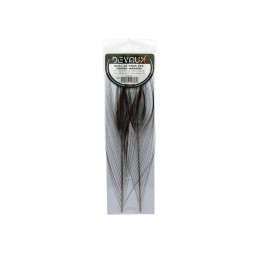 Quill de Paon Ebarbe Marron Mouches Devaux