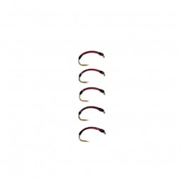 Gambe à Perche Passion 18 rouge tête noir serti de noir fin