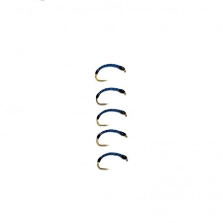 Gambe à Corégone Passion 19 Bleu tête noir serti de noir fin